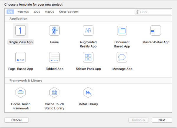 setting-up-your-first-ios-xcode-project